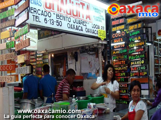 Mercado Benito Juarez en Oaxaca